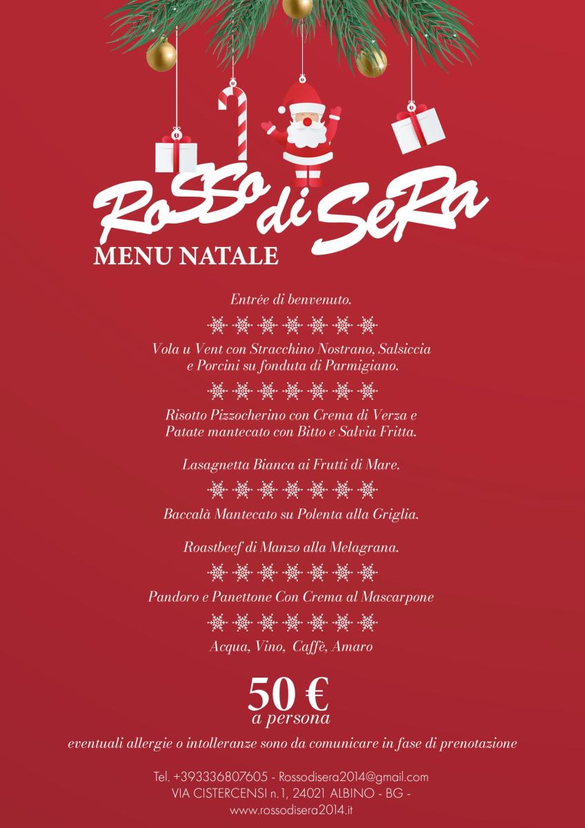 Menu Natale 2024