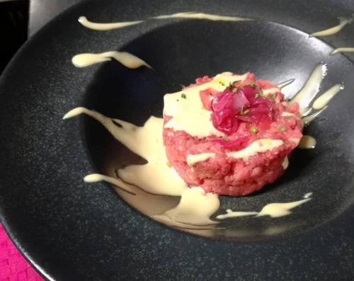 Tartare con maionese di soya